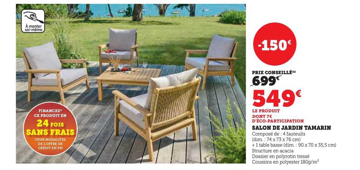 salon de jardin tamarin