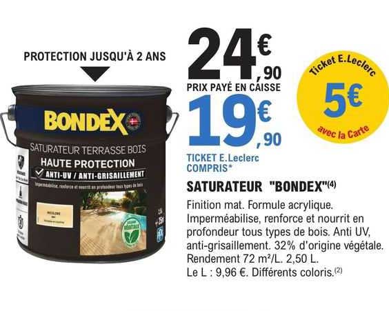 Saturateur "bondex"