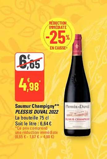 saumur champigny plessis duval 2022