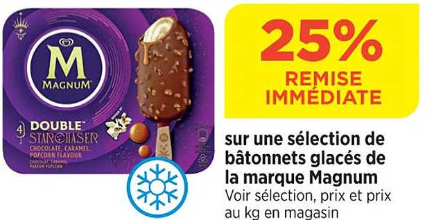 Sélection De Bâtonnets Glacés De La Marque Magnum