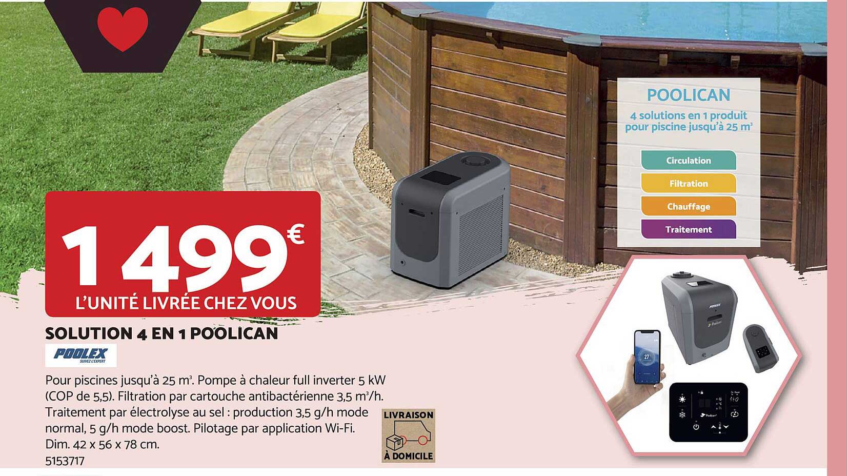 solution 4 en 1 poolican poolex