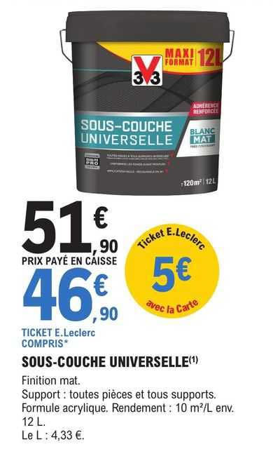 sous-couche universelle