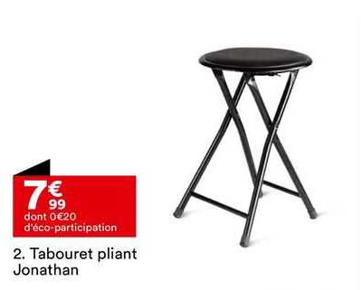 tabouret pliant jonathan