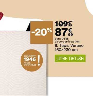 tapis verano 160x230 cm