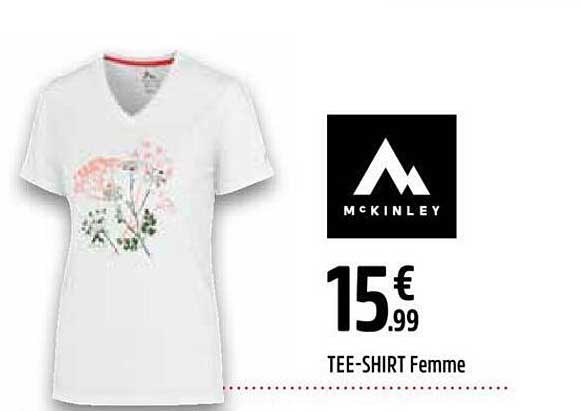 tee-shirt femme mc kinley