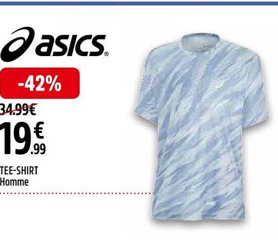 tee-shirt homme asics