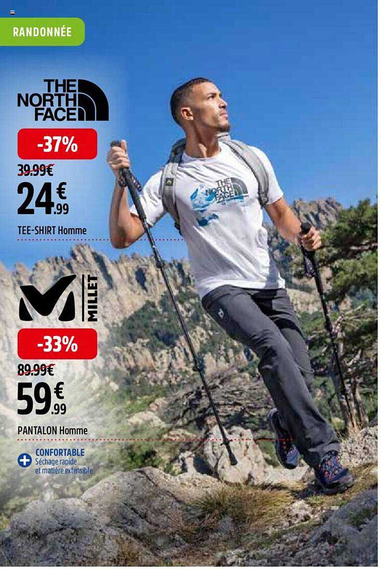 tee-shirt homme the north face, pantalon homme the north face