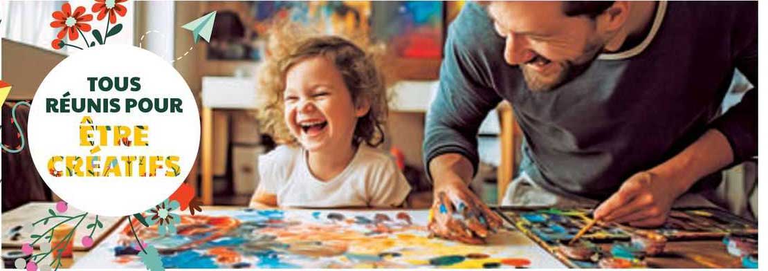 tous réunis pour être créatifs