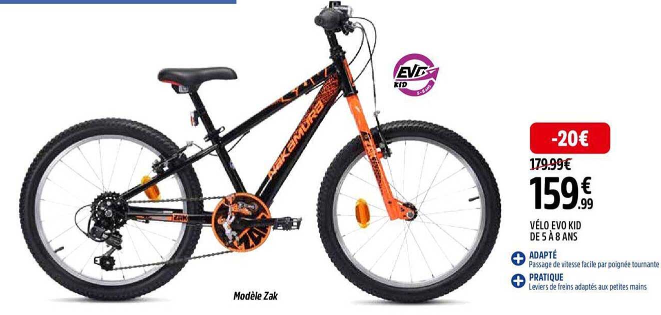 vélo evo kid de 5 à 8 ans