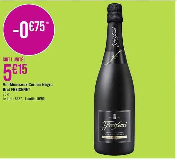 Vin Mousseux Cordon Negro Brut Freixenet