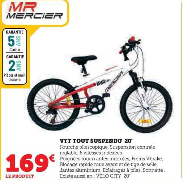 vit tout suspendu 20" mr mercier