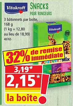 vitakraft snacks  pour rongeurs