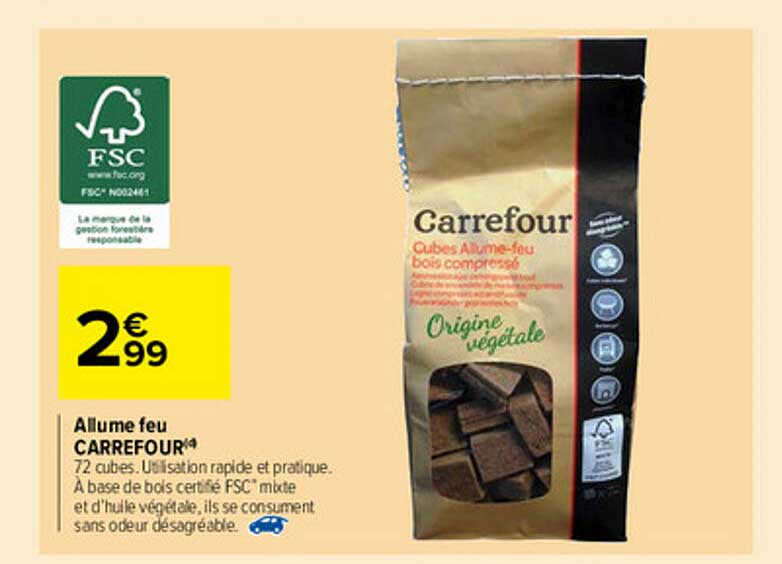 Allume Feu Carrefour