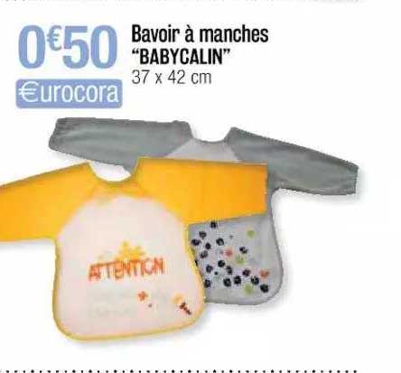 bavoir à manches "babycalin"
