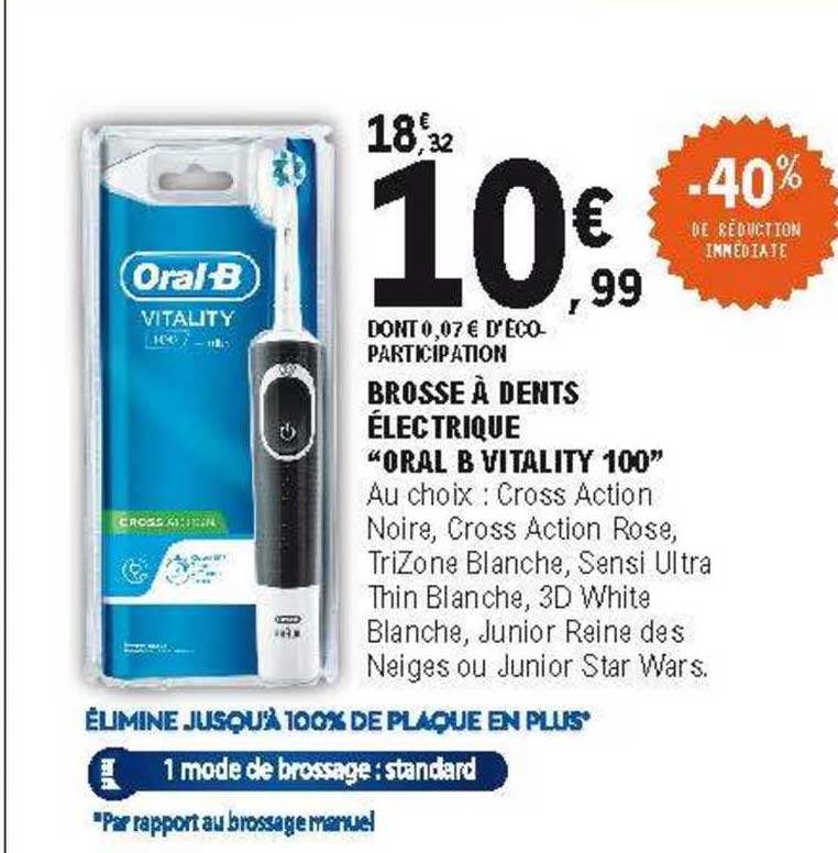 Brosse à Dents électrique "oral B Vitality 100"