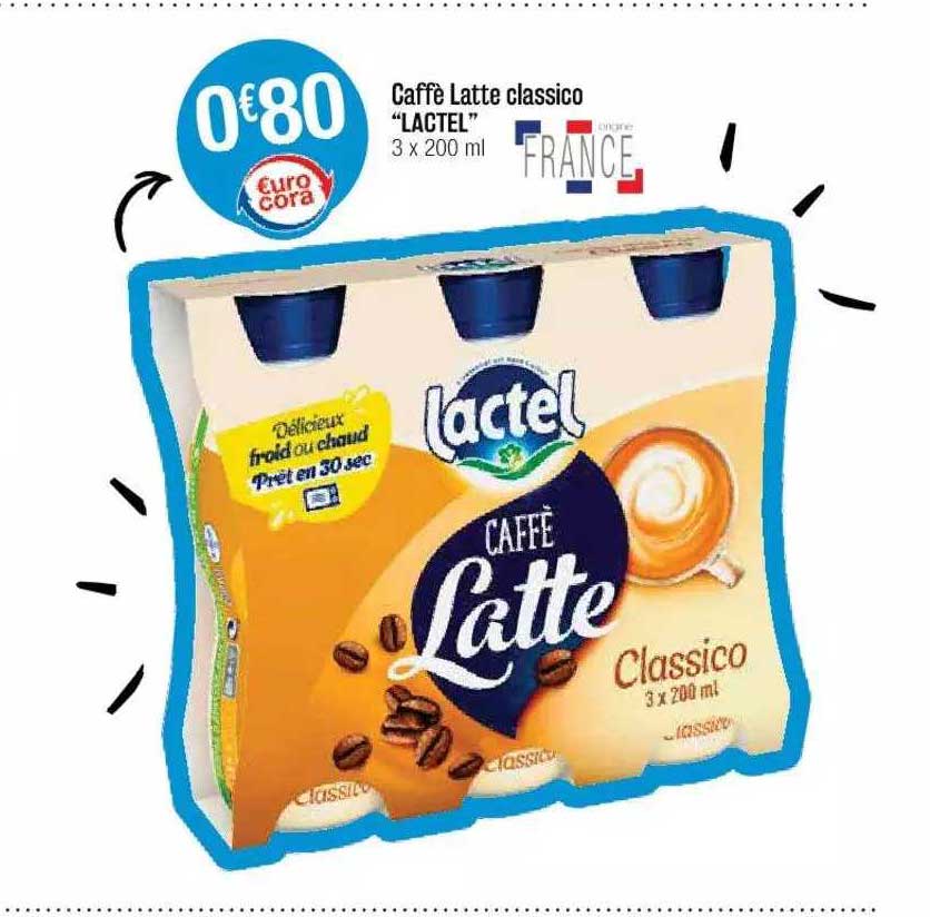 caffè latte classico "lactel"