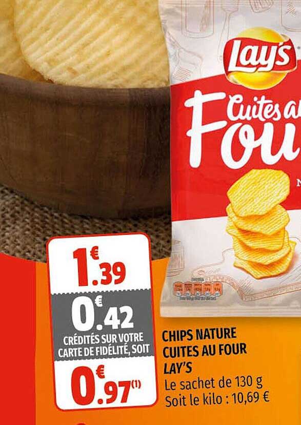 Chips Nature Cuites Au Four Lay's