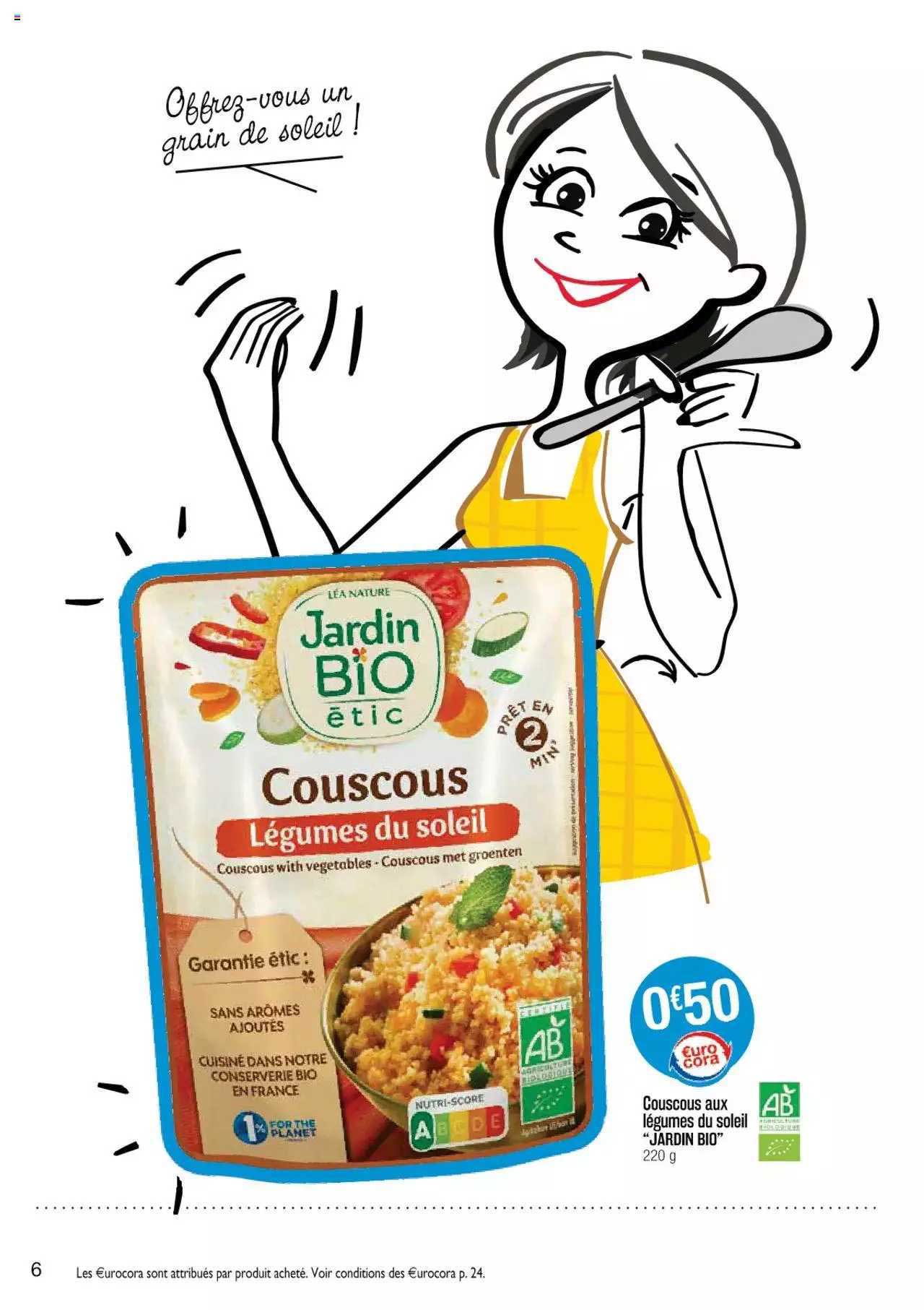 Couscous Aux Légumes Du Soleil "jardin Bio"