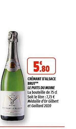 crémant d'alsace brut le puits du moine