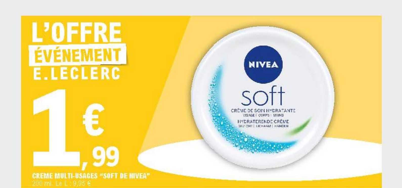 crème multi-usages "soft de nivea"