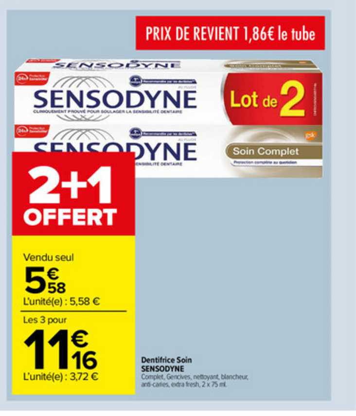 Dentifrice Soin Sensodyne