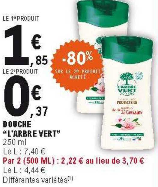 douche "l'arbre vert"