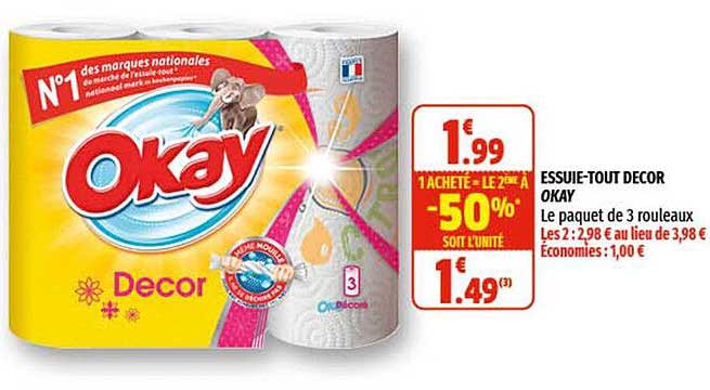 essuie-tout décor okay