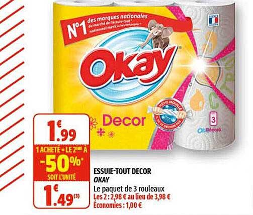 essuie-tout décor okay