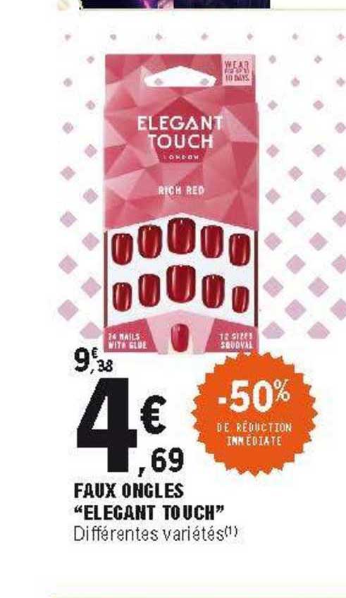 faux ongles "élégant touch"