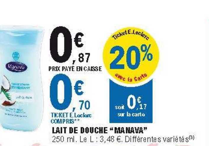 Lait De Douche "manava"