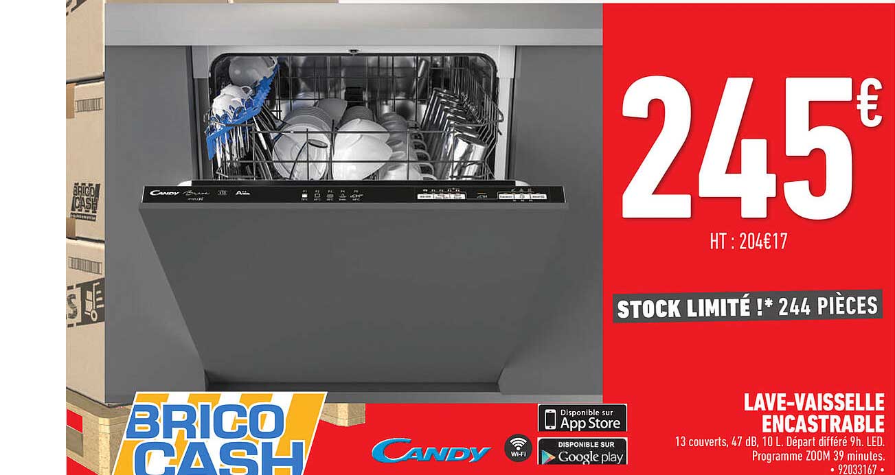 lave-vaisselle encastrable