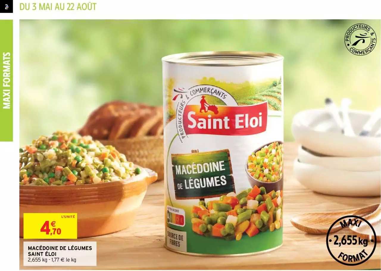 macédoine de légumes saint éloi