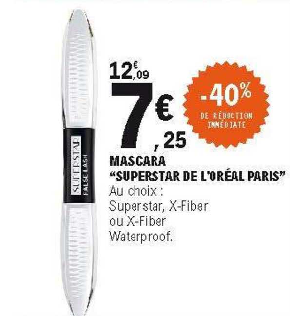mascara "superstar de l'oréal paris"