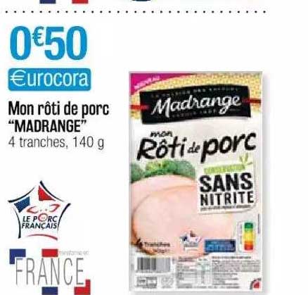 mon rôti de porc "madrange