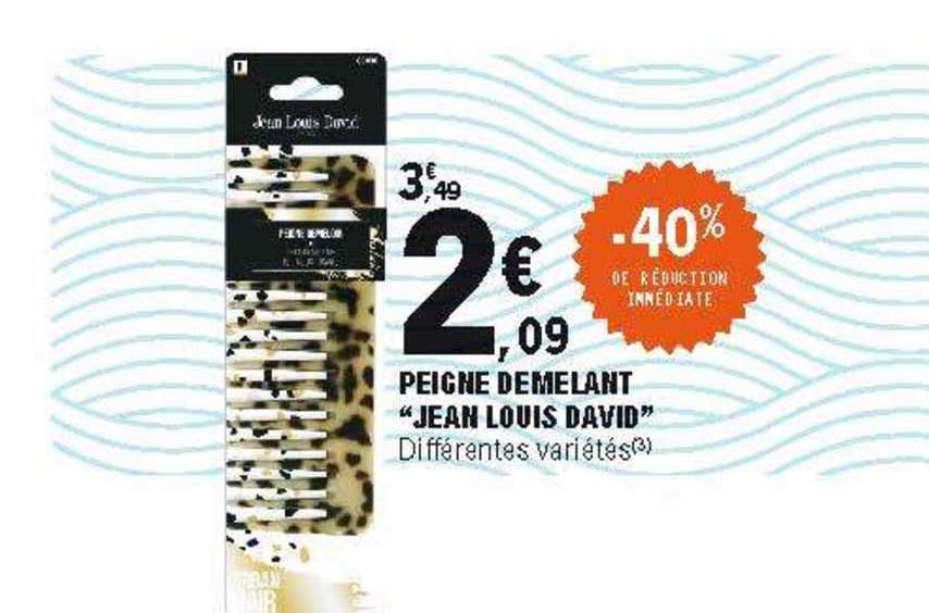 peigne démêlant "jean louis david"
