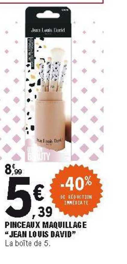 pinceaux maquillage "jean louis david"