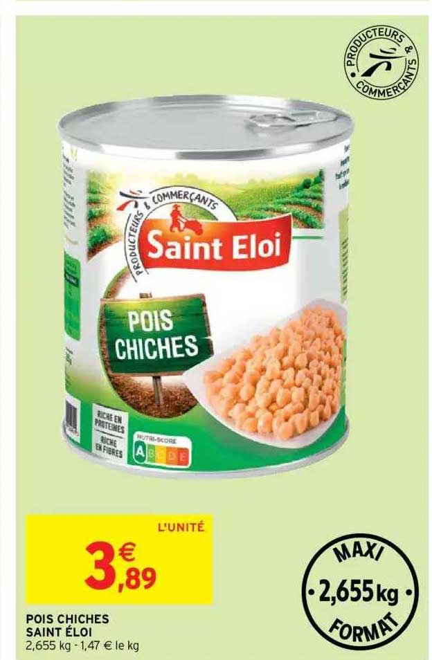 pois chiches saint éloi