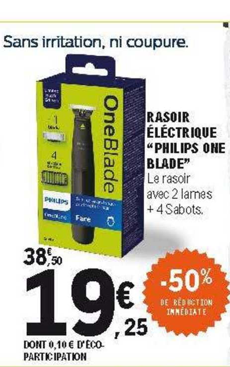 Rasoir électrique "philips One Blade"