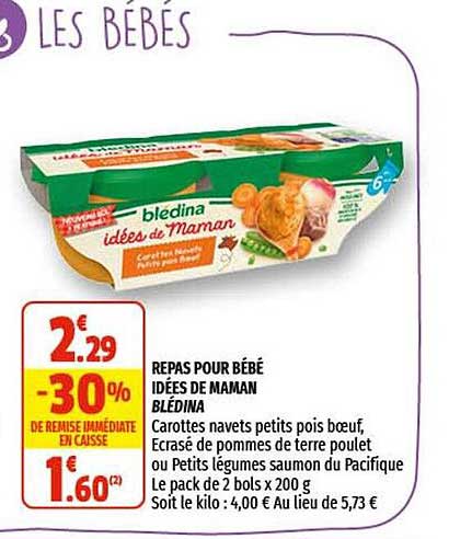 repas pour bébé idées de maman blédina