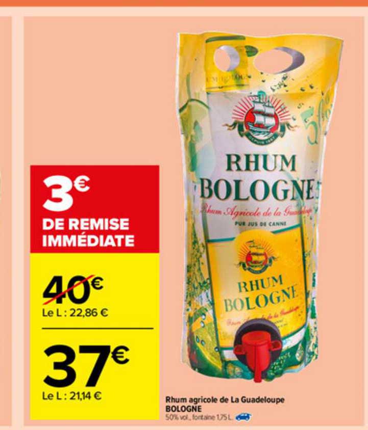 Rhum Agricole De La Guadeloupe Bologne