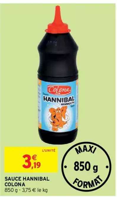 sauce hannibal colona