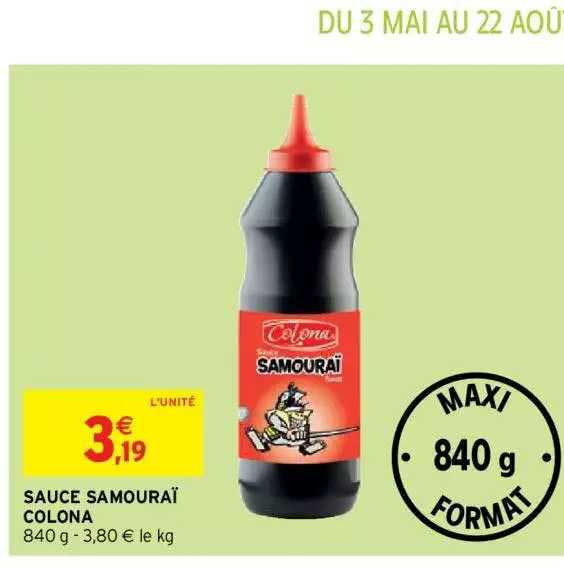 sauce samouraï colona