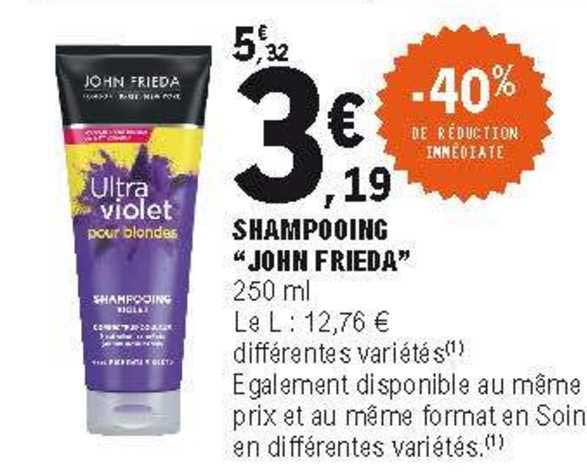 shampooing "john frieda"