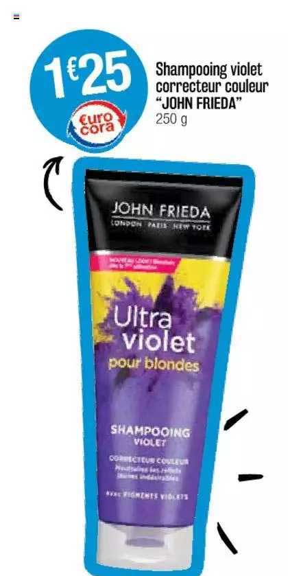 Shampooing Violet Correcteur Couleur "john Frieda"