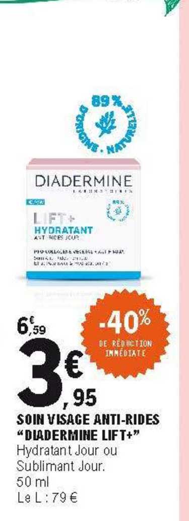 soin visage anti-rides "diadermine lift+"