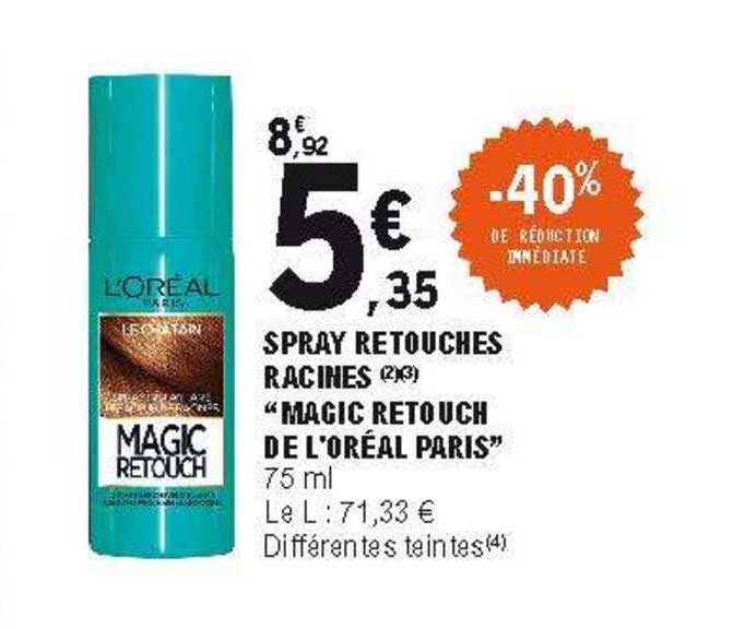 Spray Retouches Racines "magic Retouch De L'oréal Paris"