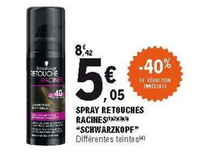 Spray Retouches Racines "schwarzkopf"