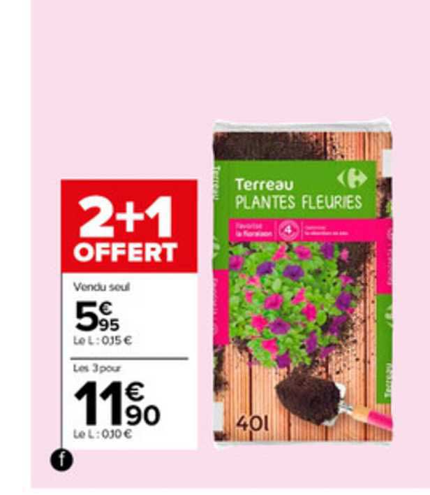 terreau plantes fleuries