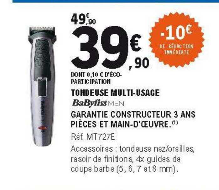 Tondeuse Multi-usage Babyliss