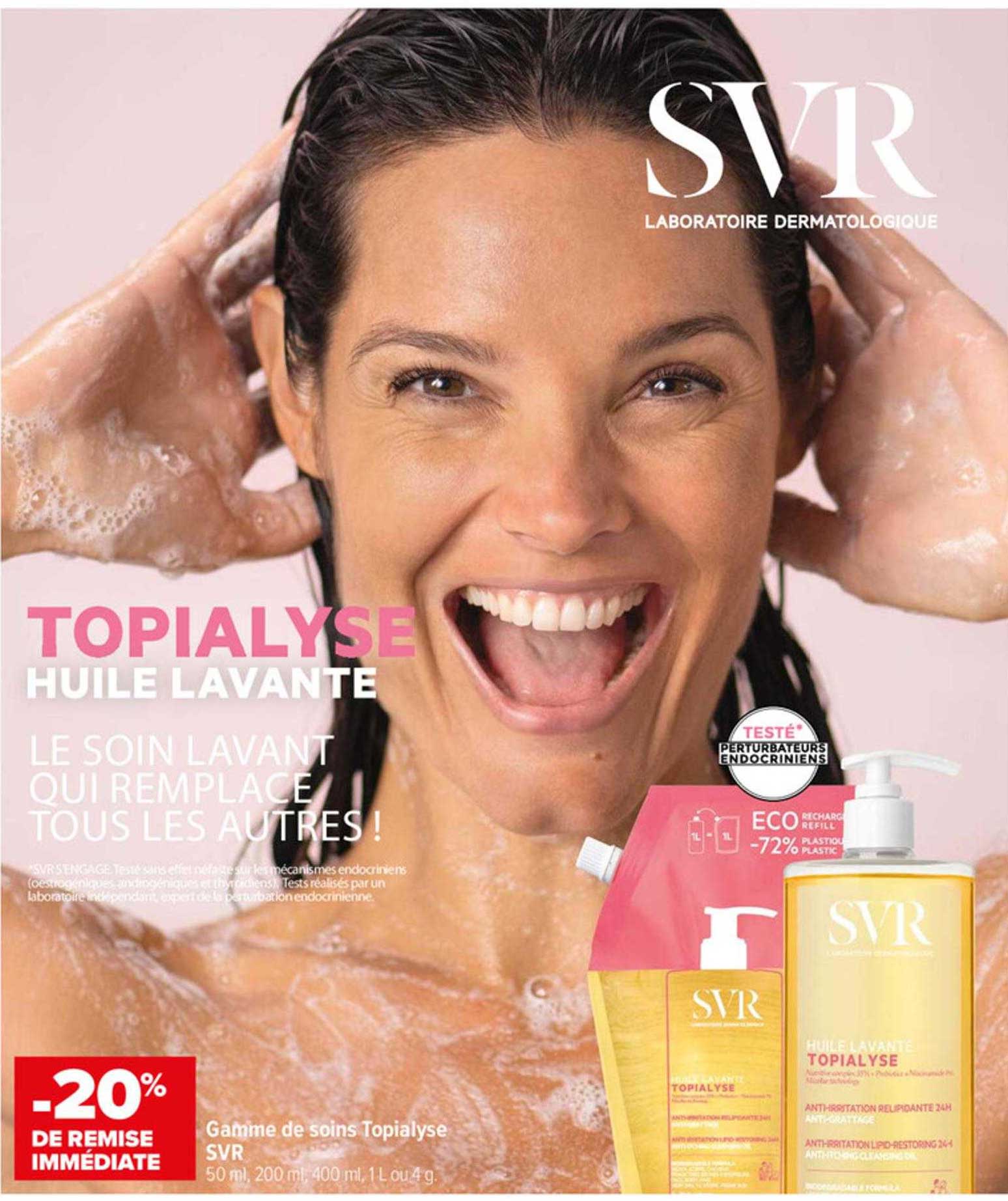 gamme de soins topialyse svr -20% de remise immédiate